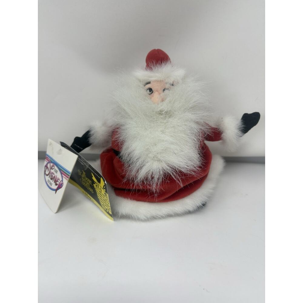Disney Nightmare Before Christmas SANTA mini bean bag Plush w tags-NO SOUND